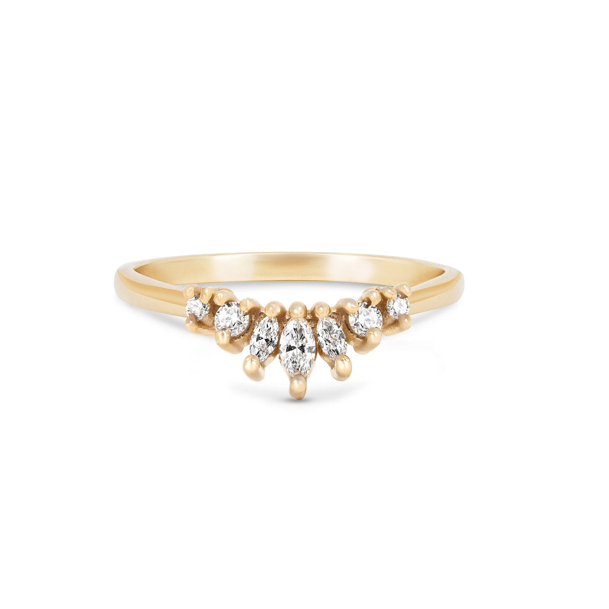 Crown of Joy - Diamond Ring 14k Gold - Image 2