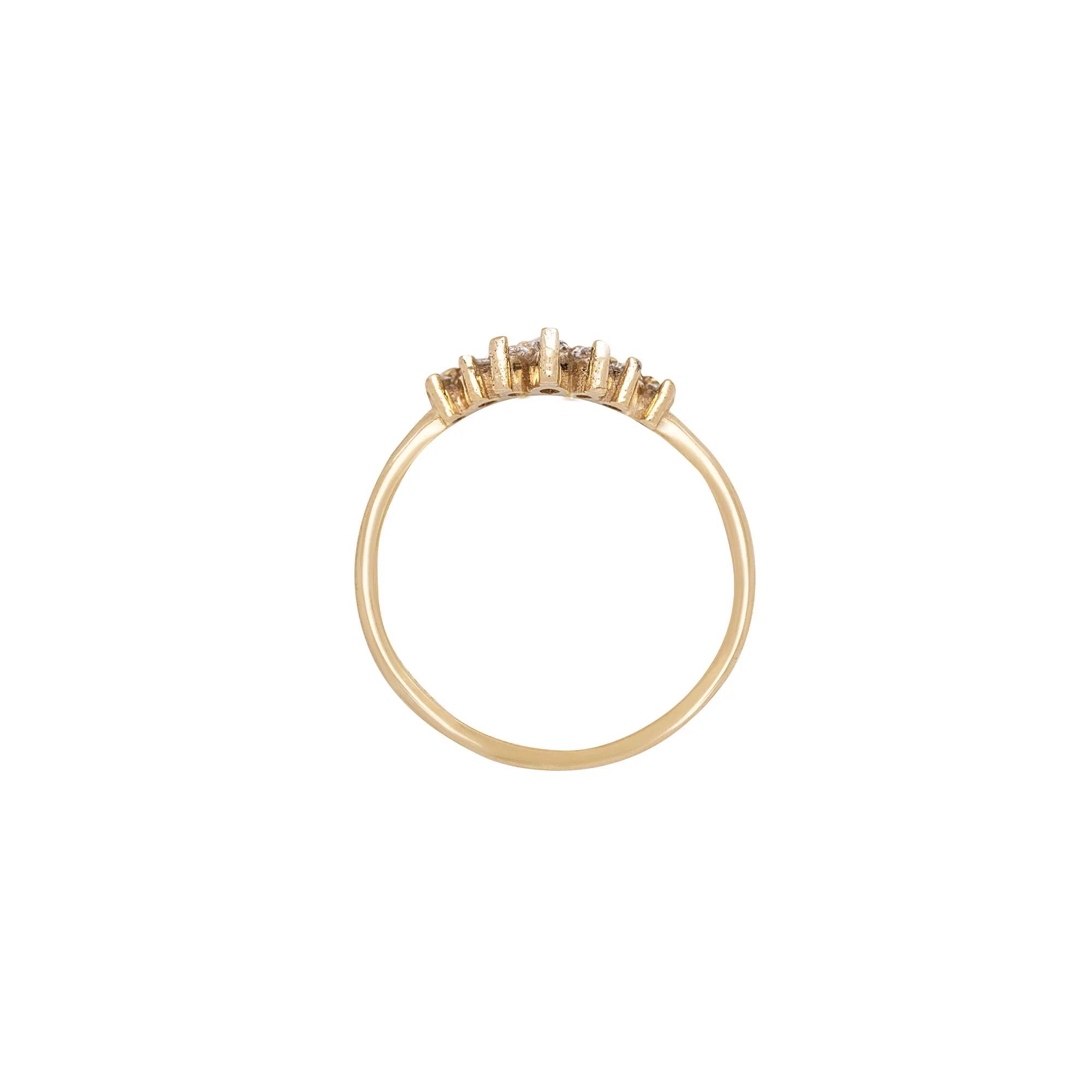 Crown of Joy - Diamond Ring 14k Gold - Image 4
