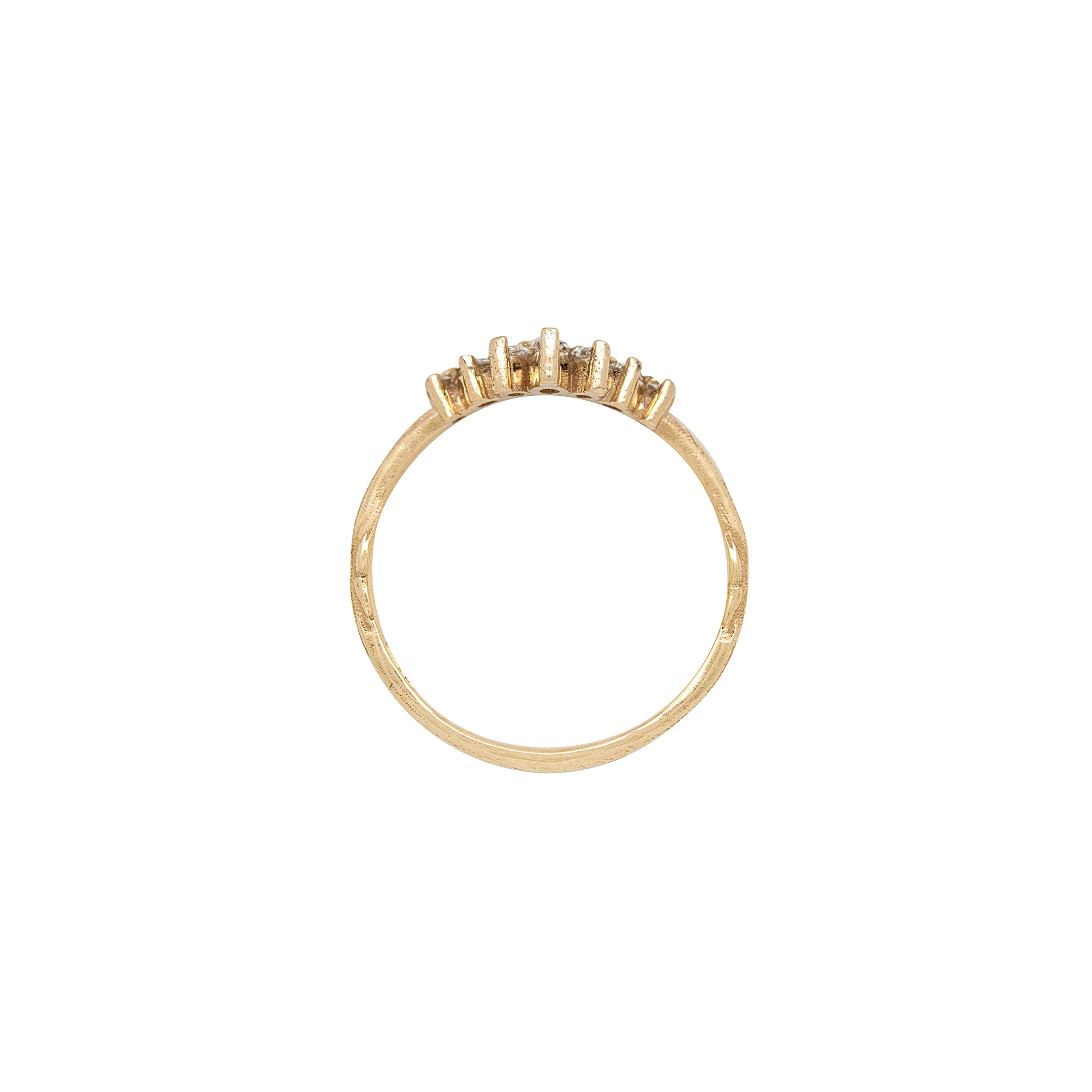 Crown of Joy - Diamond Ring 14k Gold - Image 8