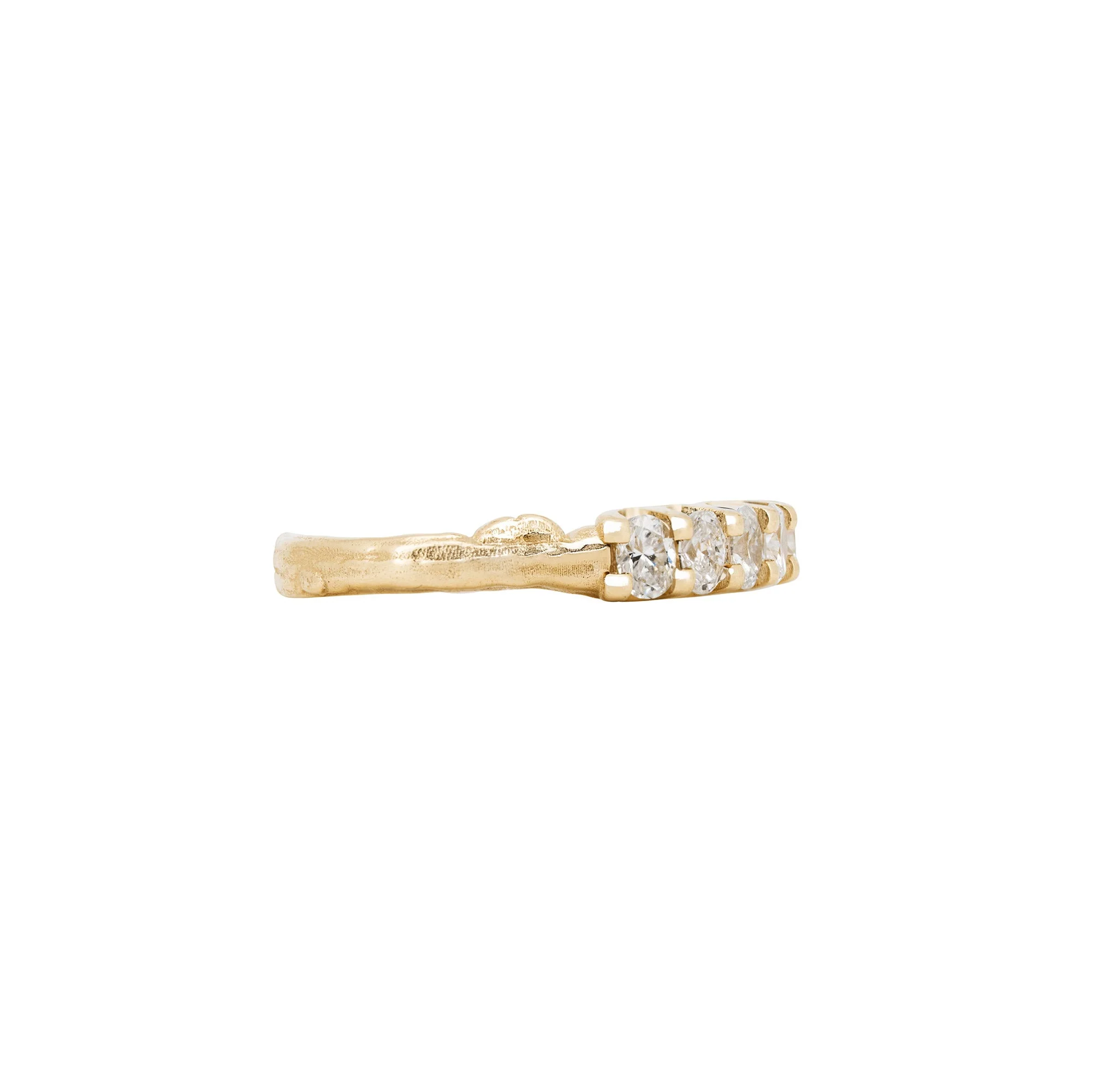 Everlasting - Oval Diamond Eternity Ring 14k Gold - Image 2