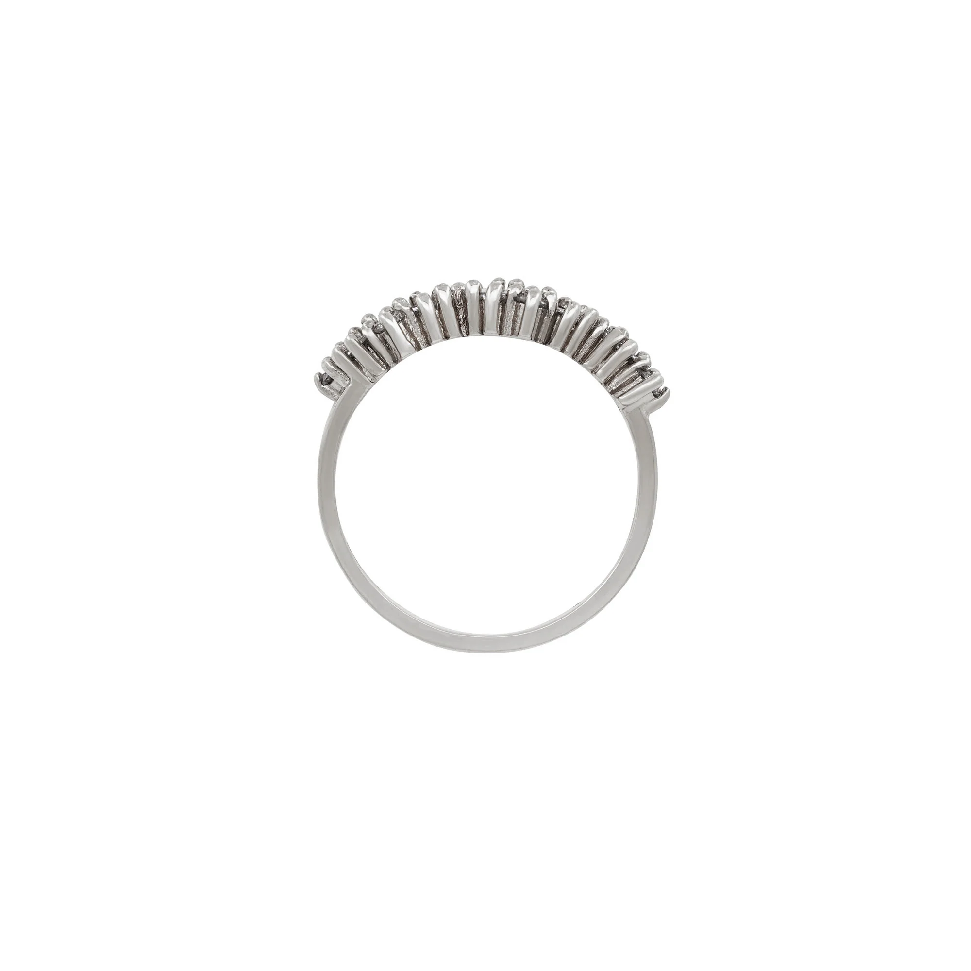 Follow Your Path - Diamond Eternity Ring 14k White Gold - Image 3