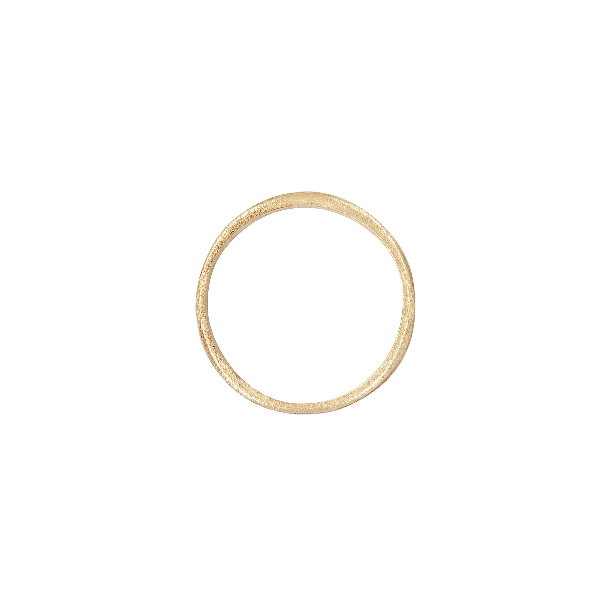 Driftwood 5mm Men's Wedding Ring - 14k Gold (Wide Band) - Image 3