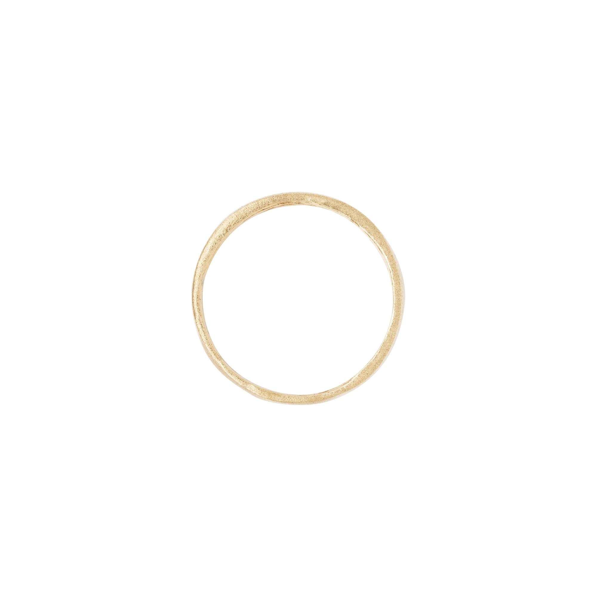 Hawthorn Bark 5.95mm Men's Wedding Ring - 14k Polished Gold (Wide Band) - Image 3