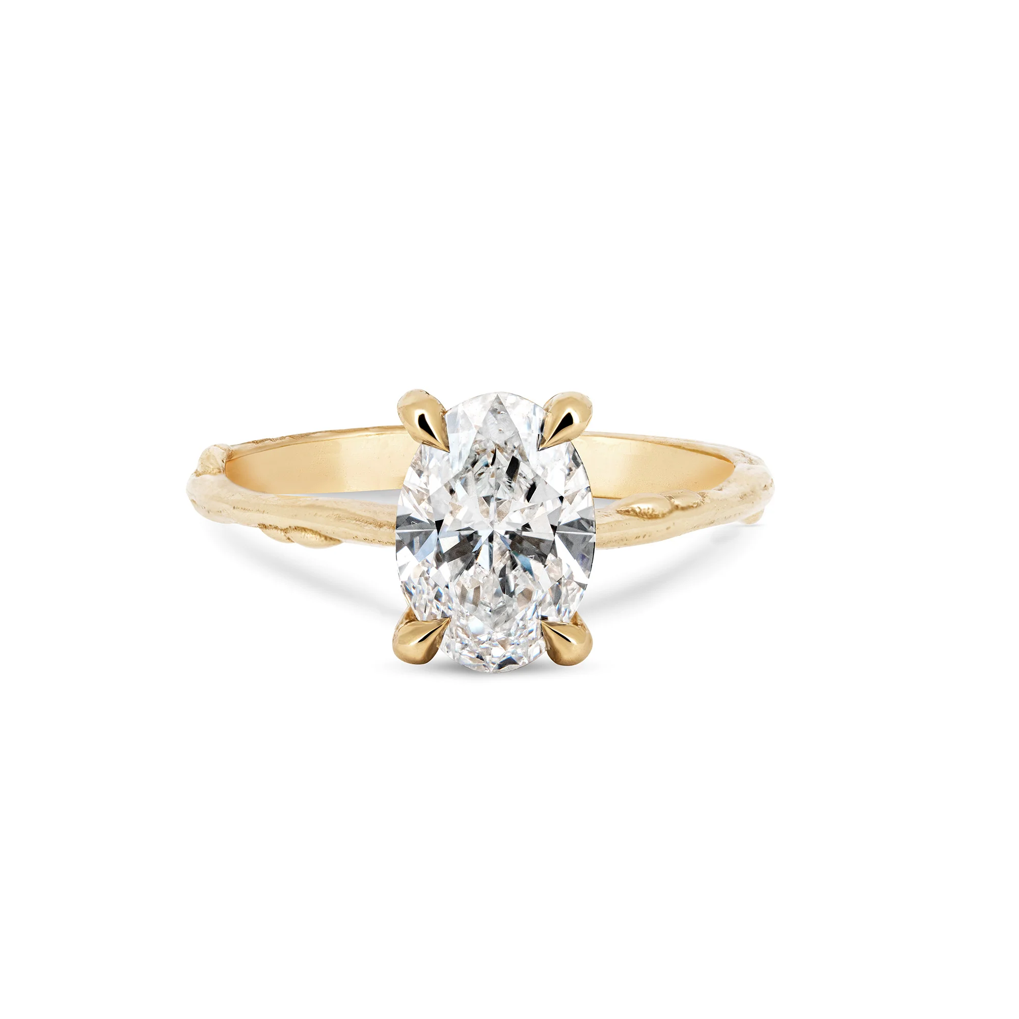 Moonlight - Oval Diamond Engagement Ring 14k Gold - Image 11