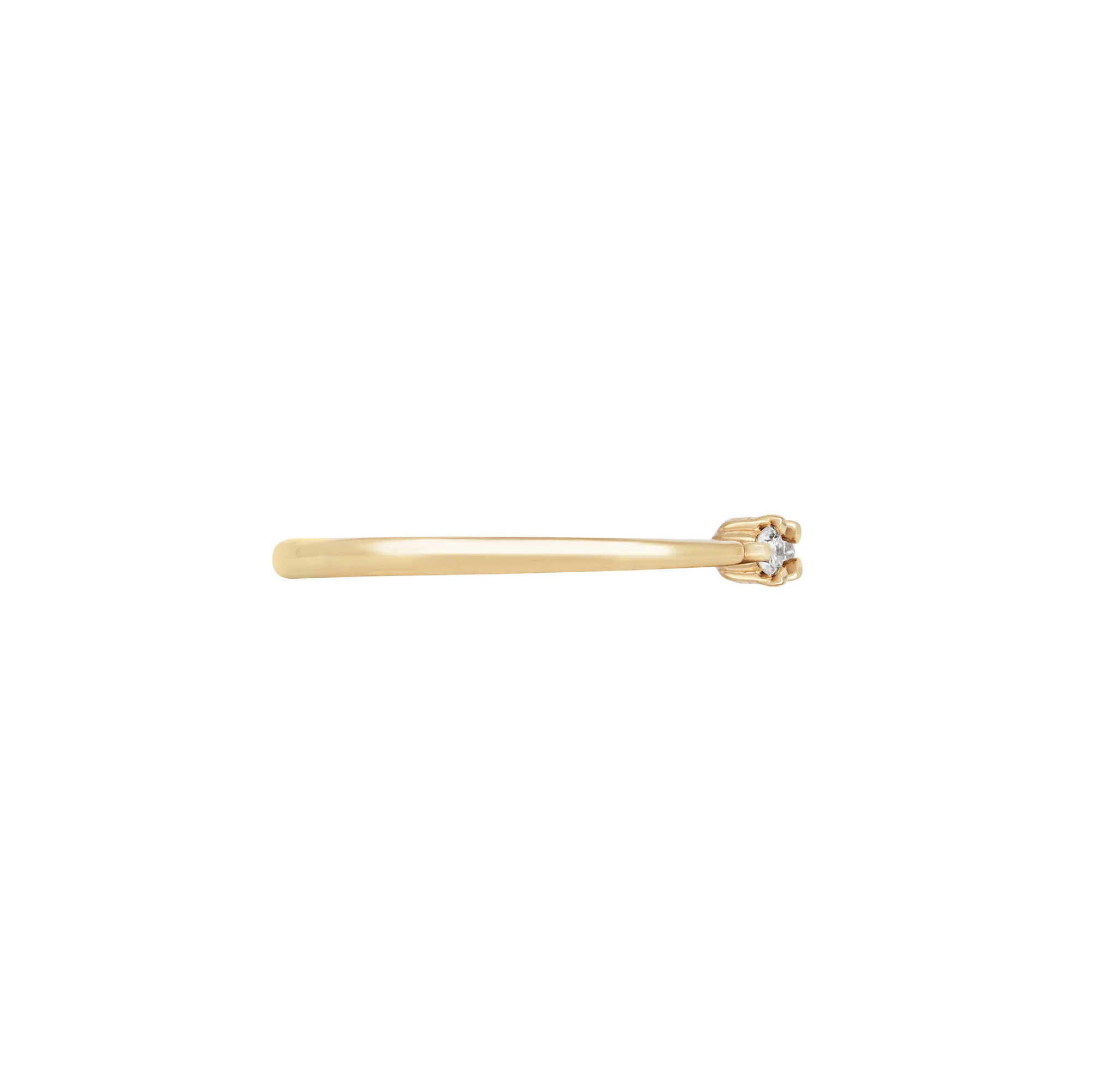 Daydreamer Ring Marquise Lab Grown Diamond Ring - 14k Polished Gold - Image 2