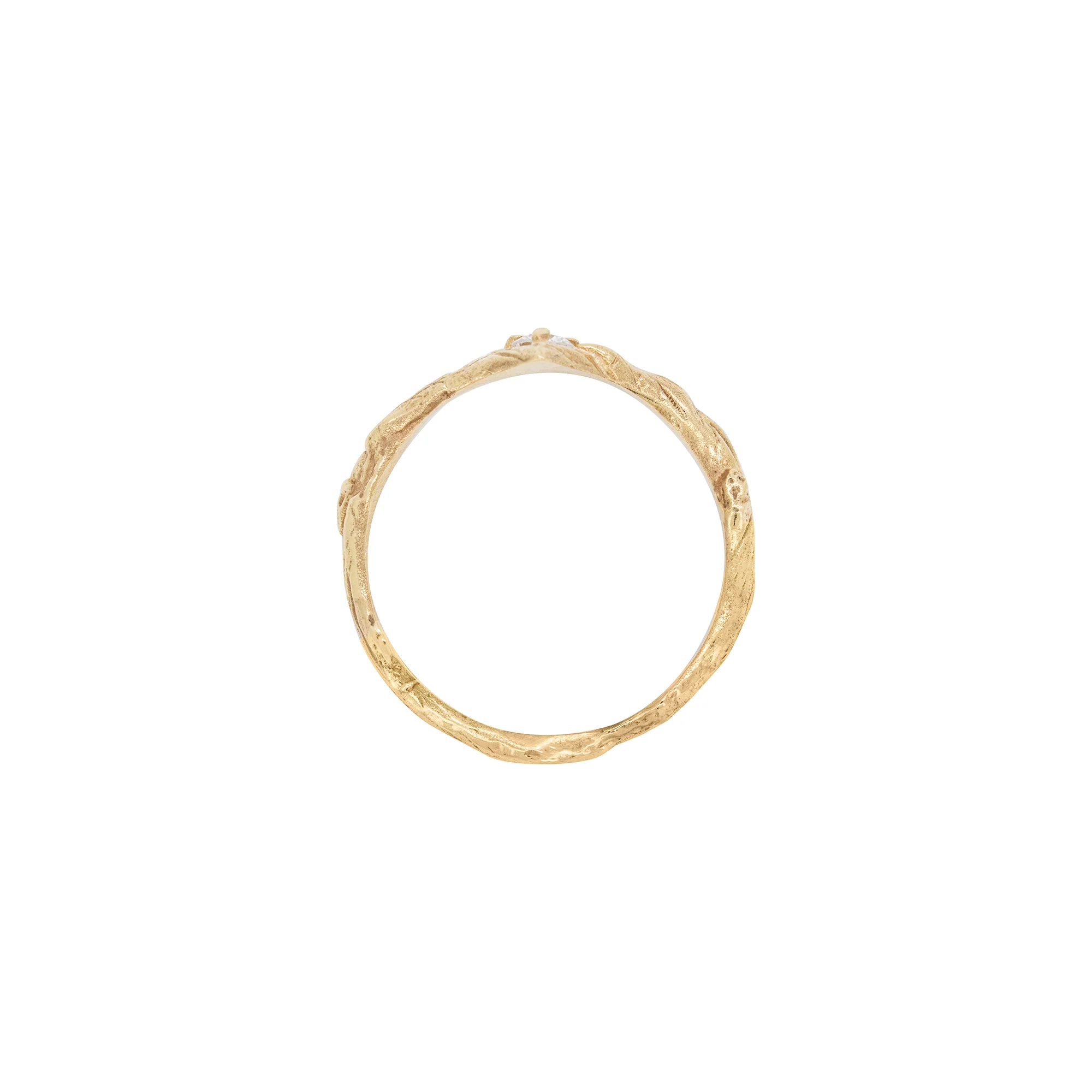 Hawthorn Lab-Grown Diamond Arrow Ring - 14k Gold - Image 3