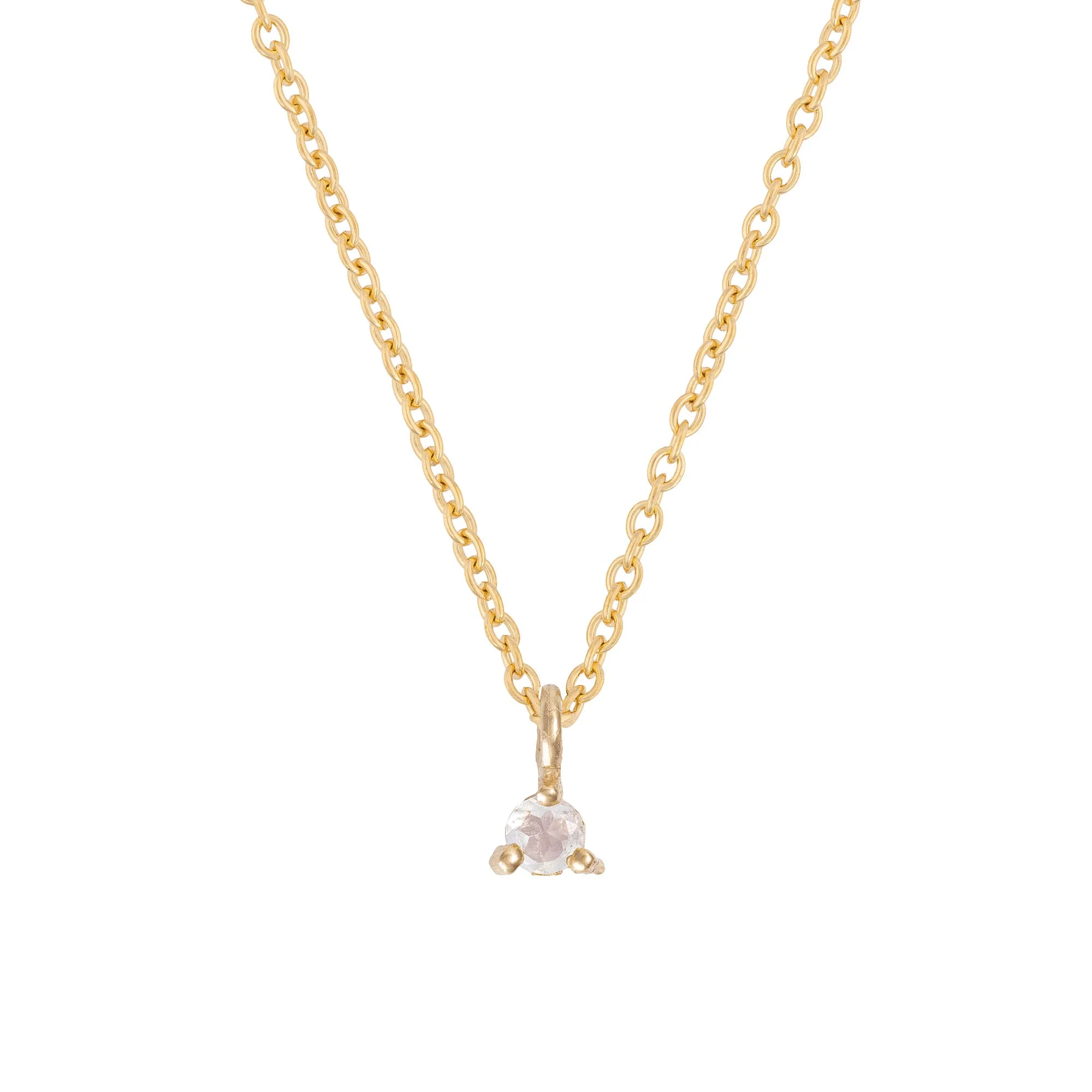 Lucky Star Birthstone Necklace - 14k Gold - Image 10