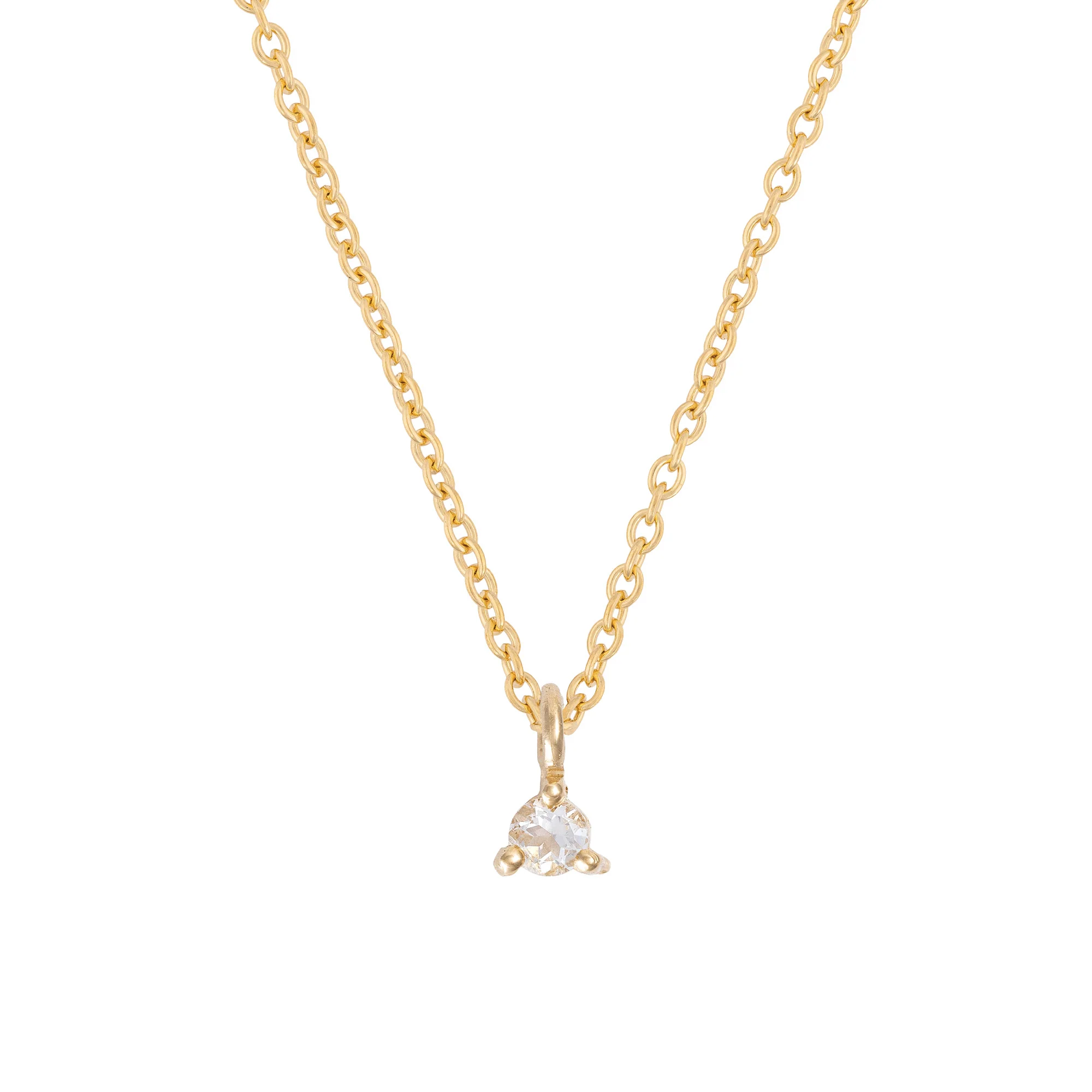 Lucky Star Birthstone Necklace - 14k Gold - Image 12
