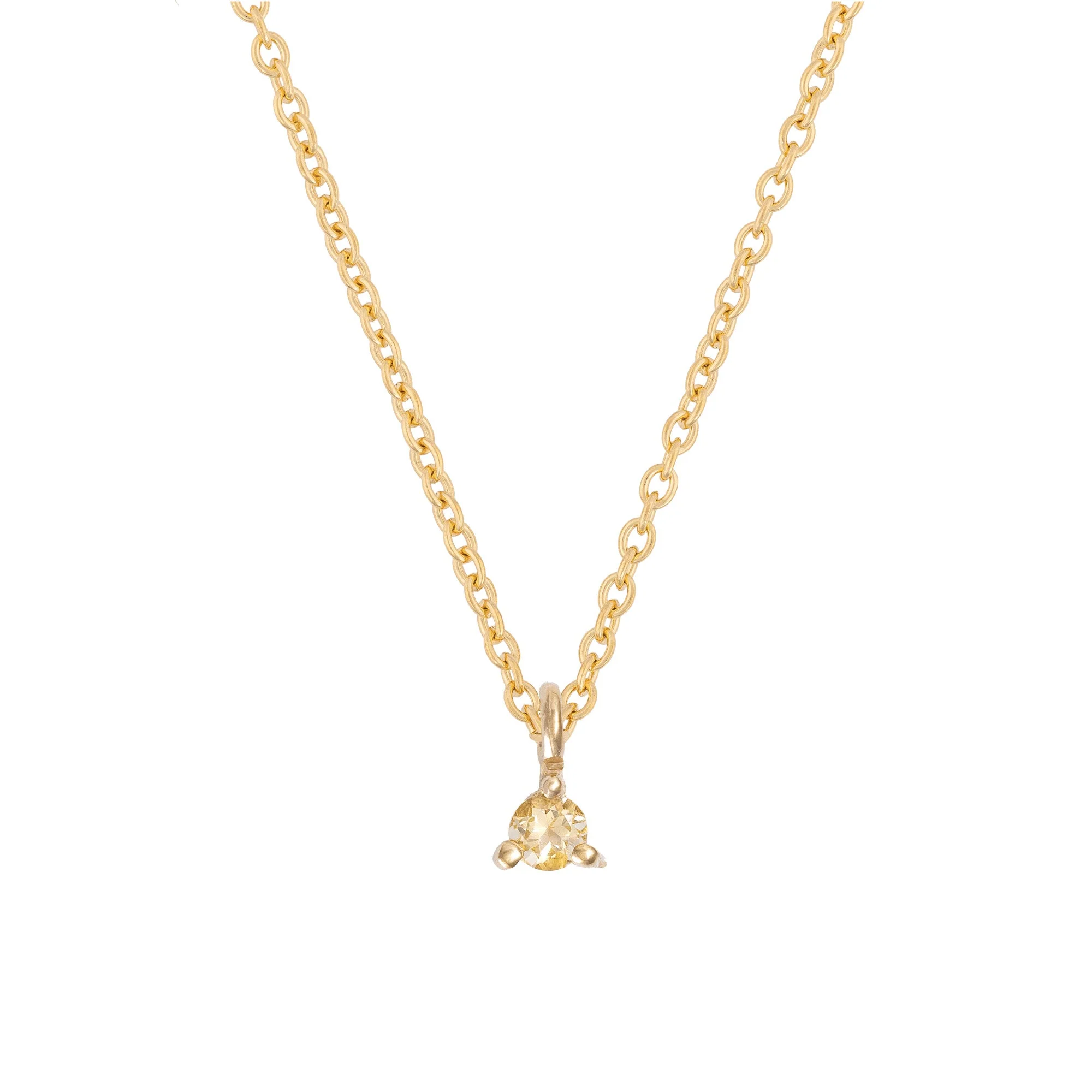 Lucky Star Birthstone Necklace - 14k Gold - Image 8