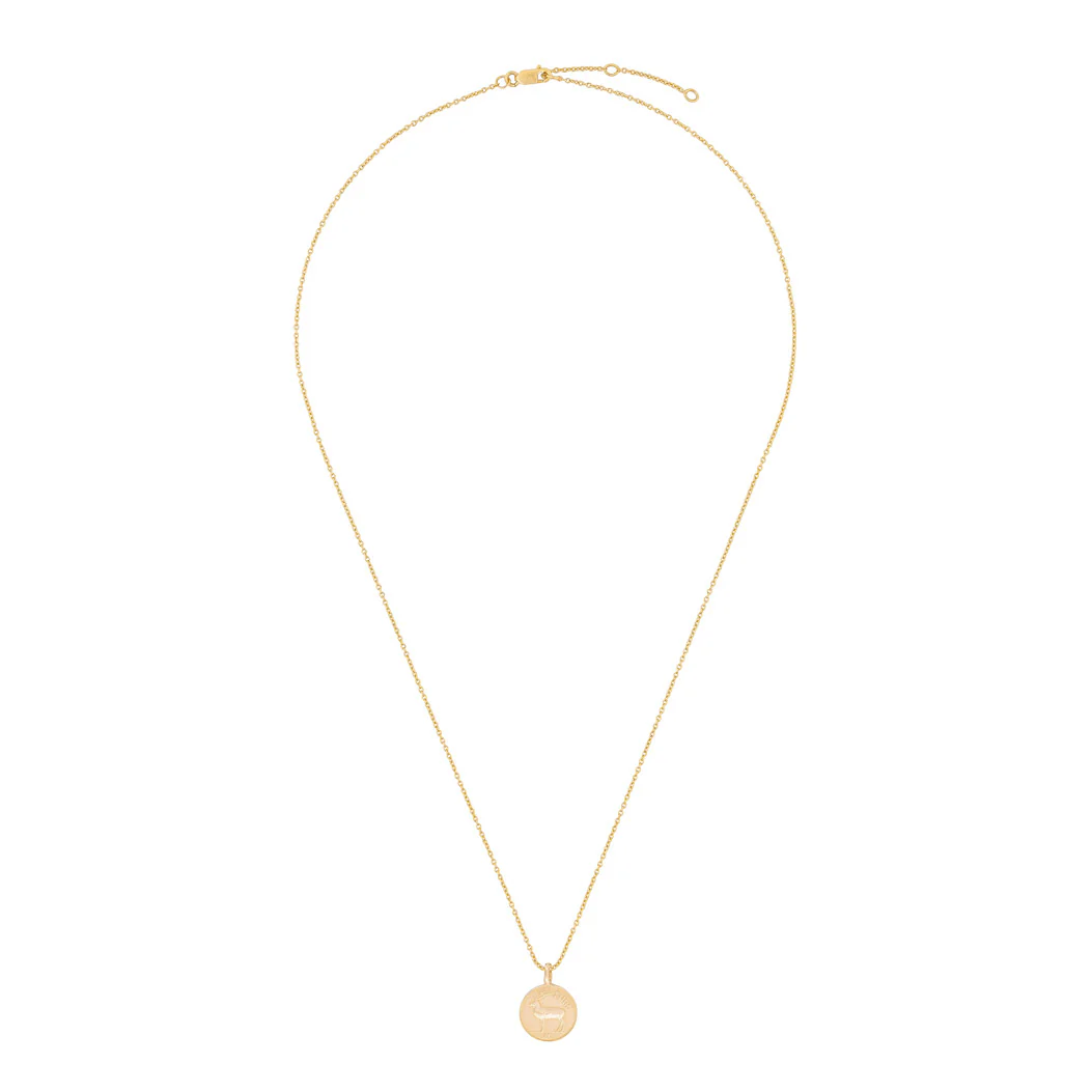 Worth Your Weight In Gold 1996 Stag Coin Necklace - 14k Gold - Image 4