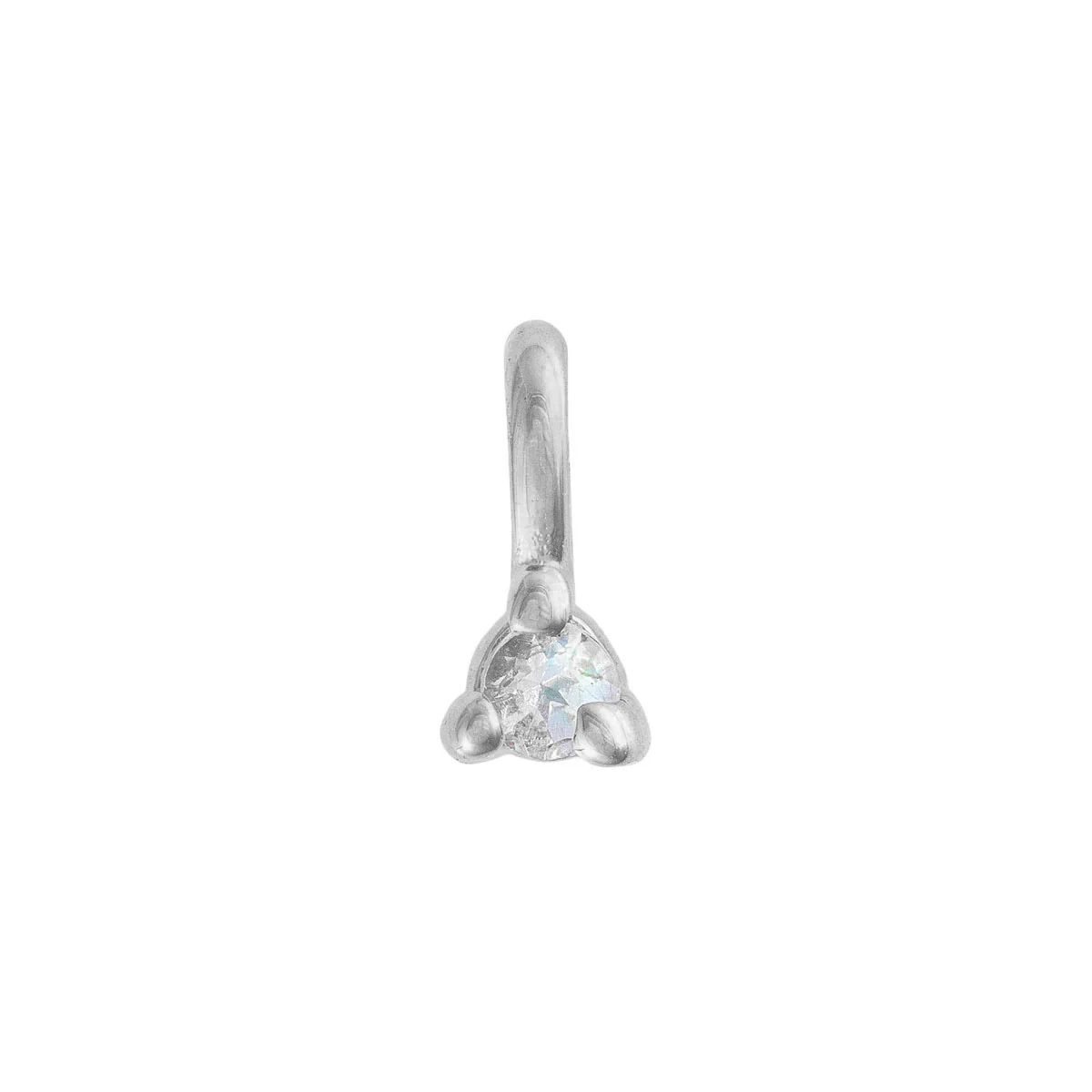Lucky Star Birthstone Pendant - 14k White Gold - Image 11