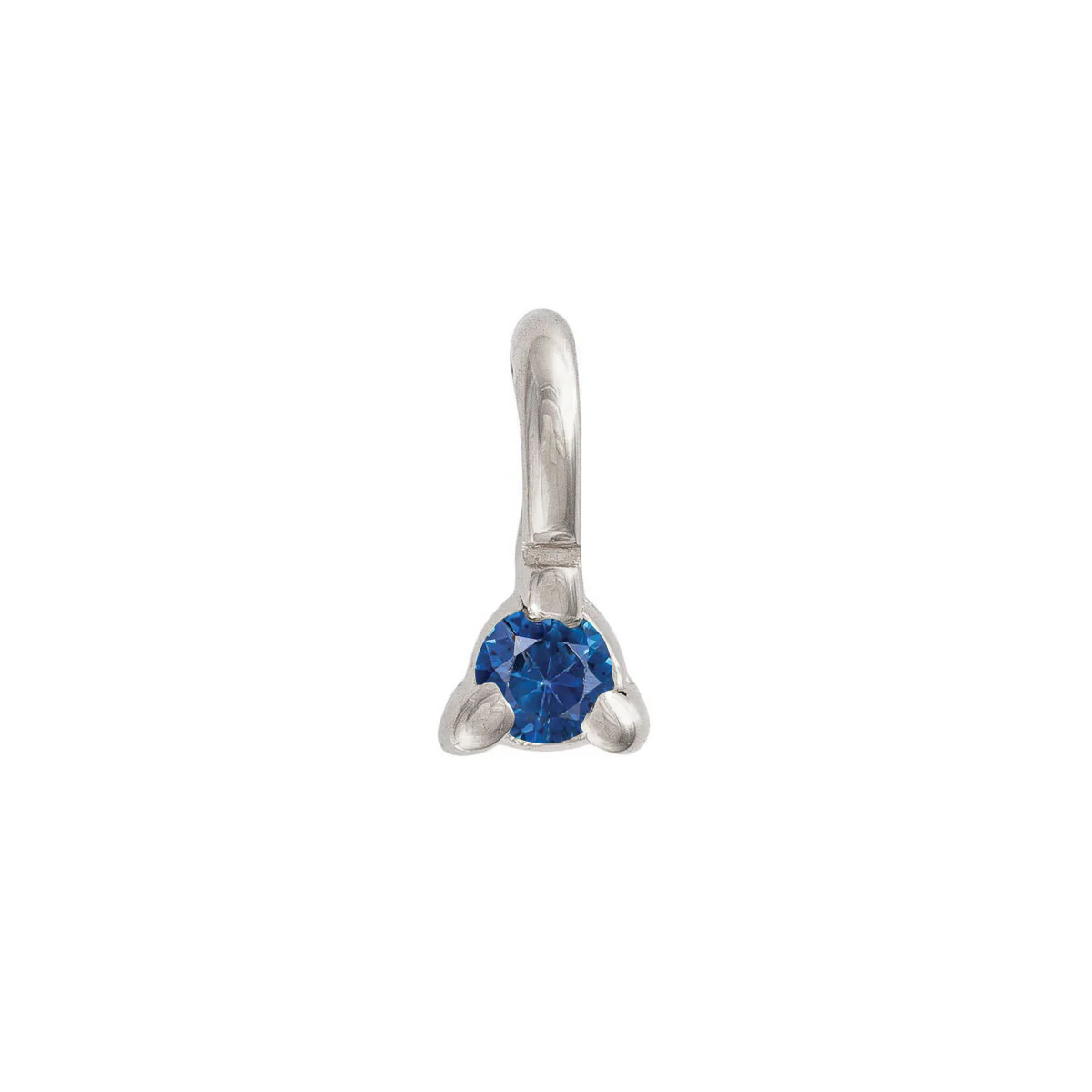 Lucky Star Birthstone Pendant - 14k White Gold - Image 14