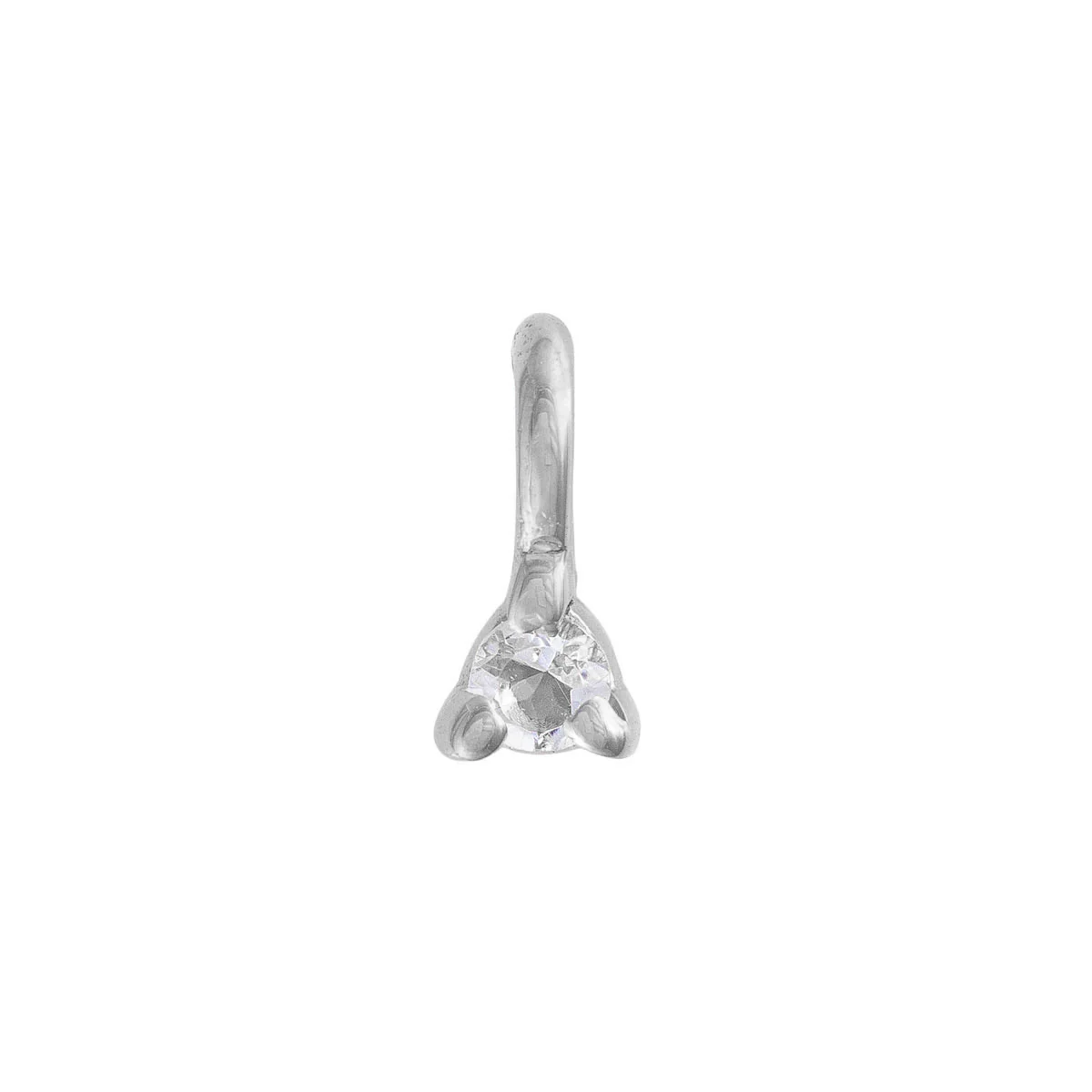 Lucky Star Birthstone Pendant - 14k White Gold - Image 9