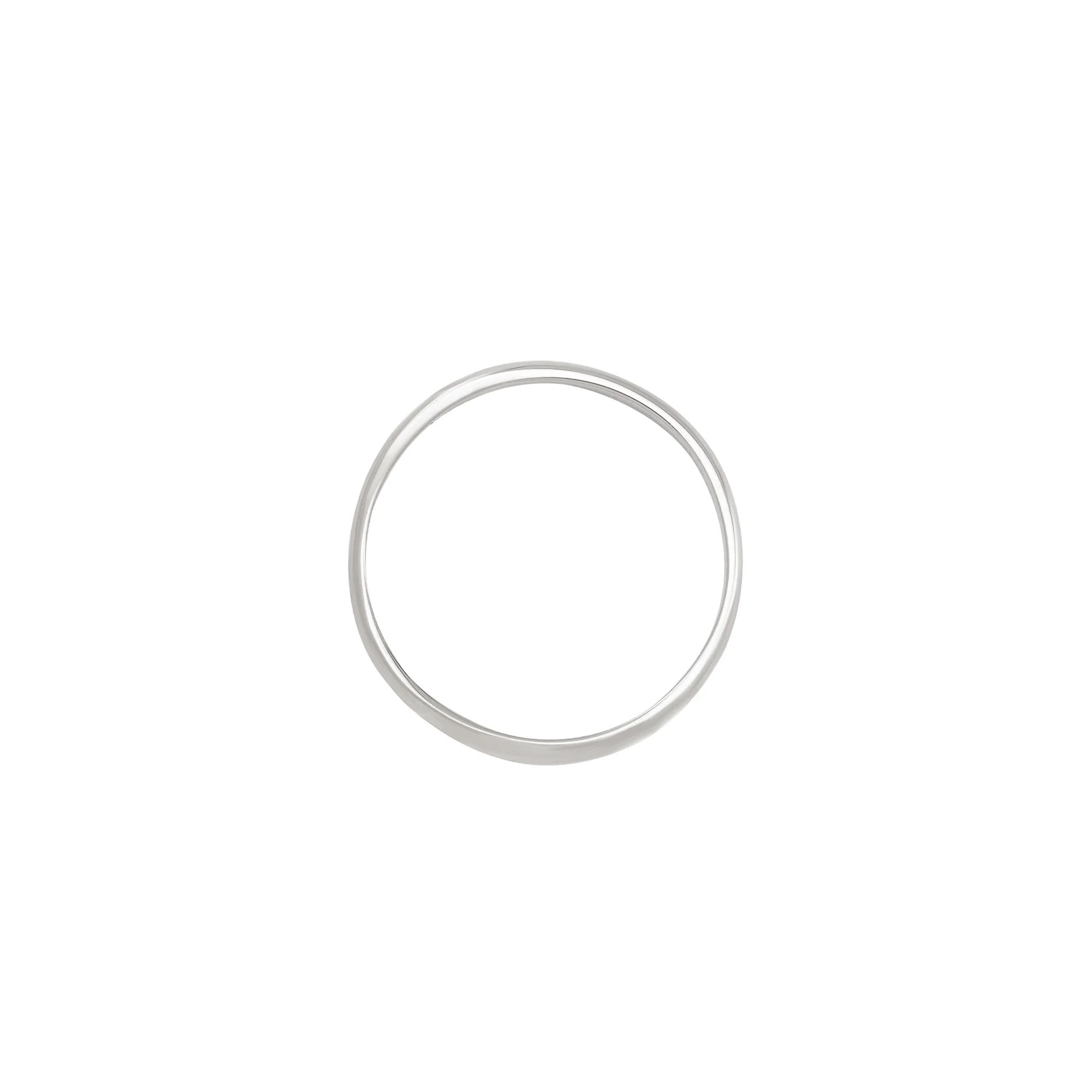 North Star Lab Grown Diamond Tiny Signet Ring - 14k White Gold - Image 3