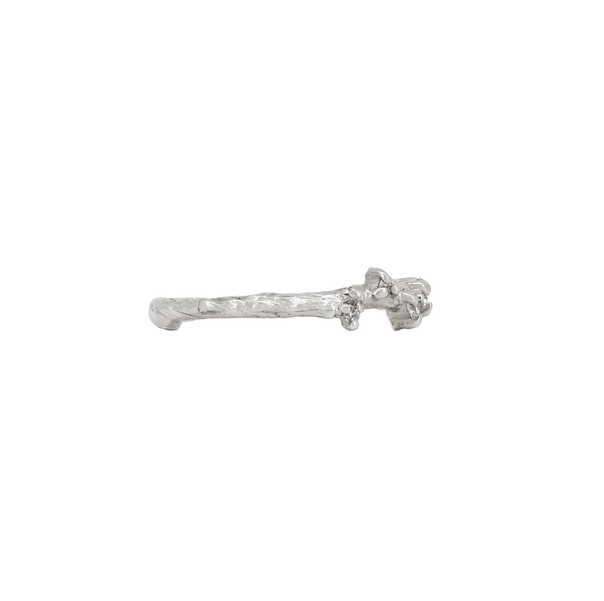 Whispered Dreams Lab-Grown Diamond Cluster Ring - 14k White Gold - Image 2