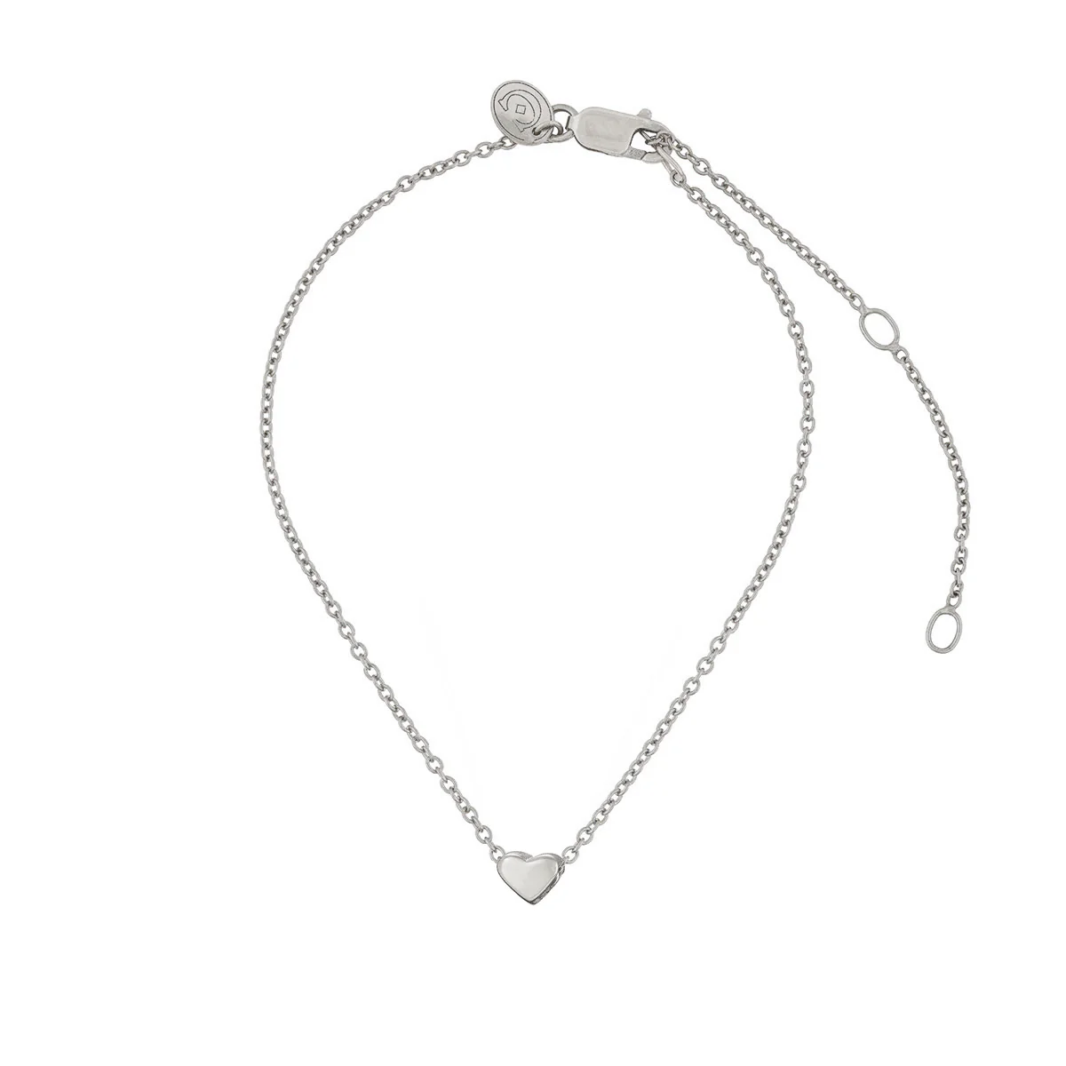 You are My Heart Bracelet - 14k White Gold - Image 2
