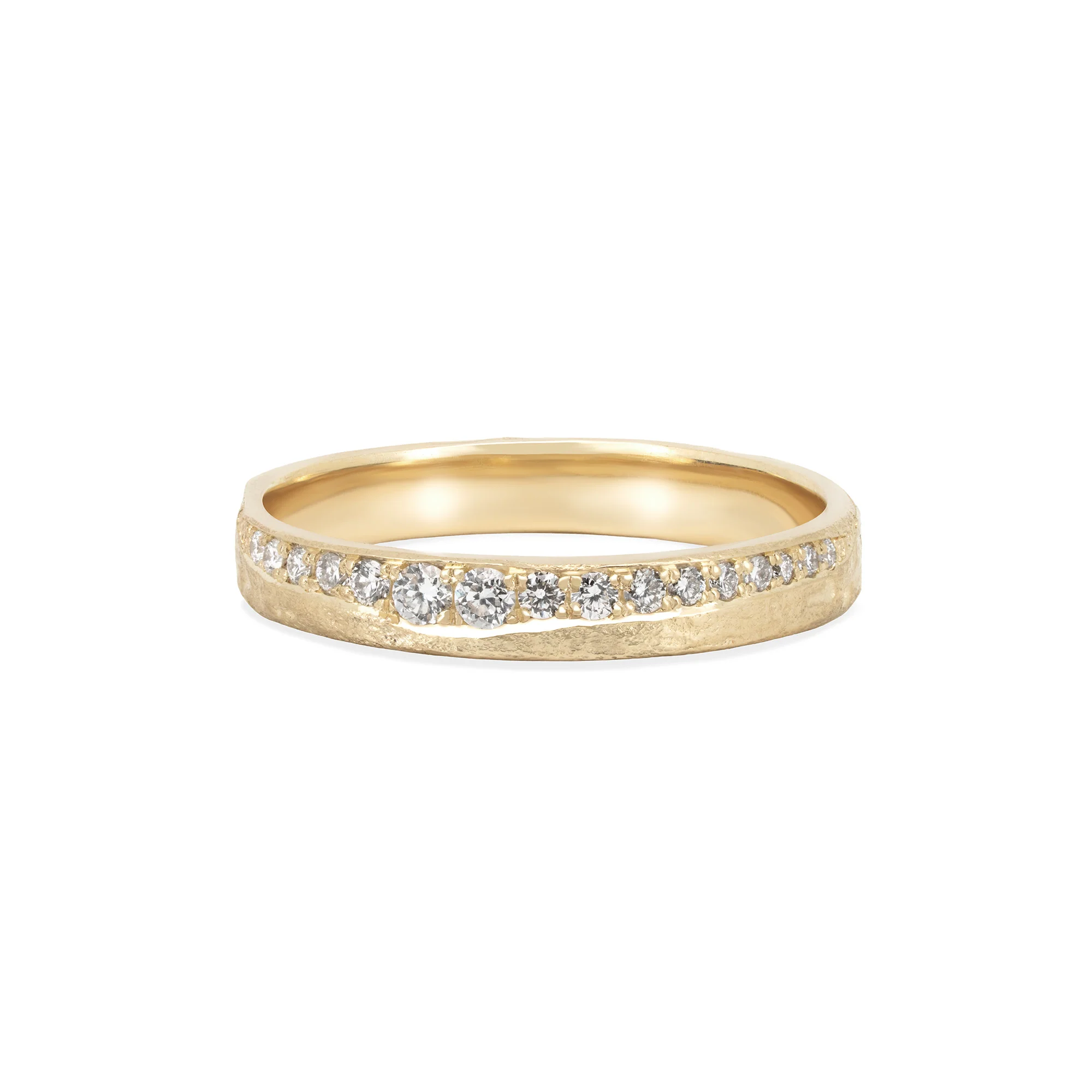 The Light Within Lab Grown Diamond Slim Band - 14k Gold