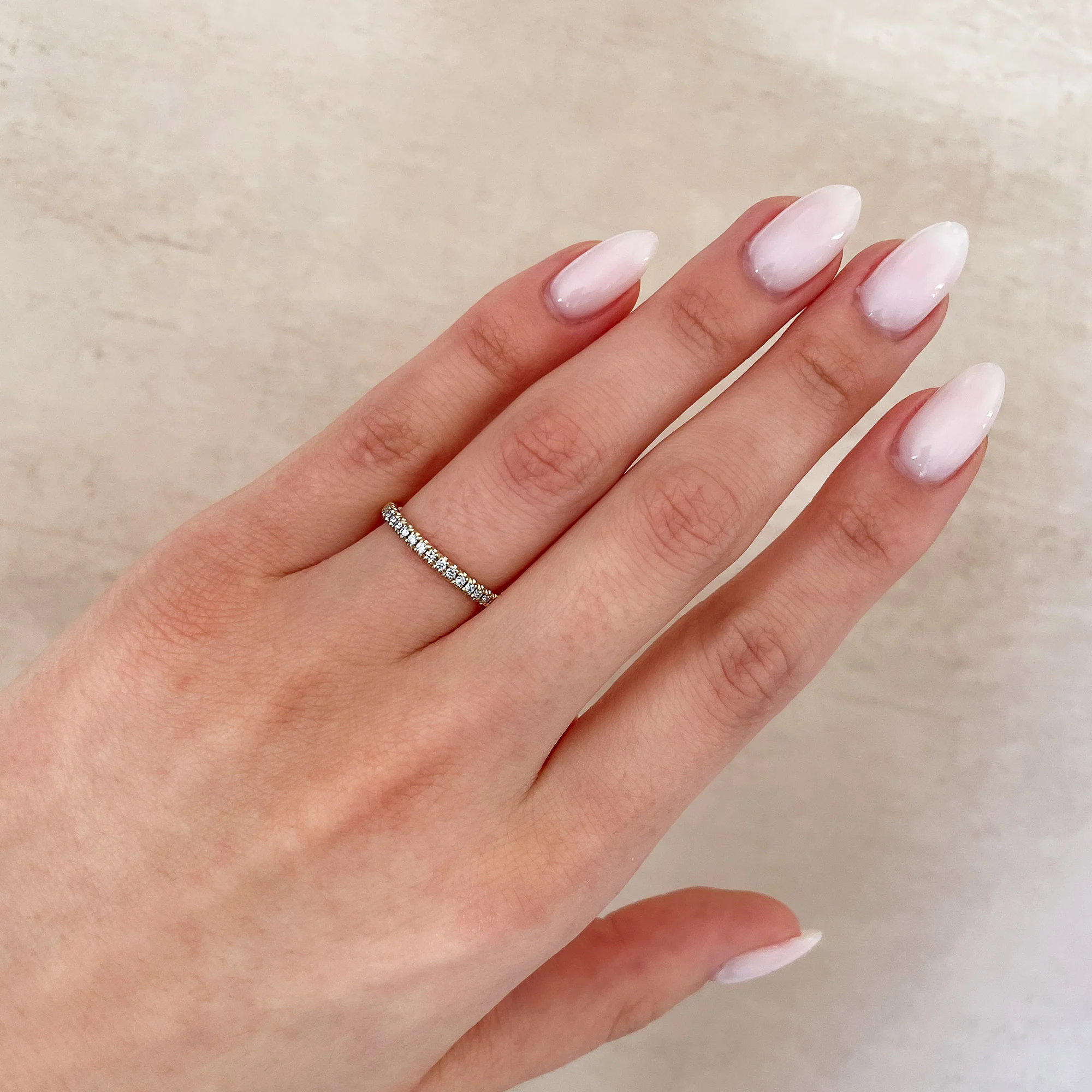 Today - Diamond Eternity Ring 14k Polished Gold - Image 5