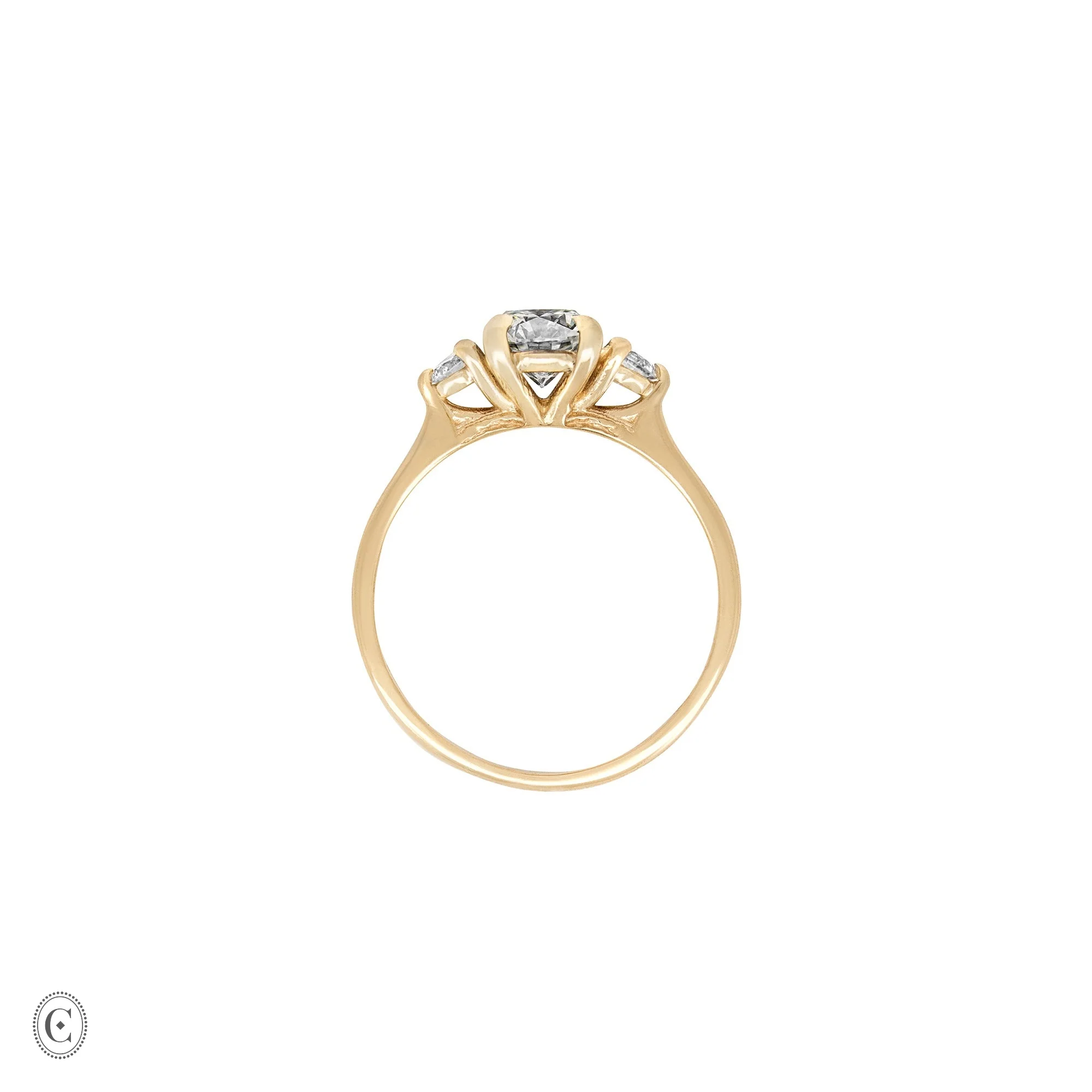 You, Me & Magic - Grey Diamond Engagement Ring 14k Gold - Image 6