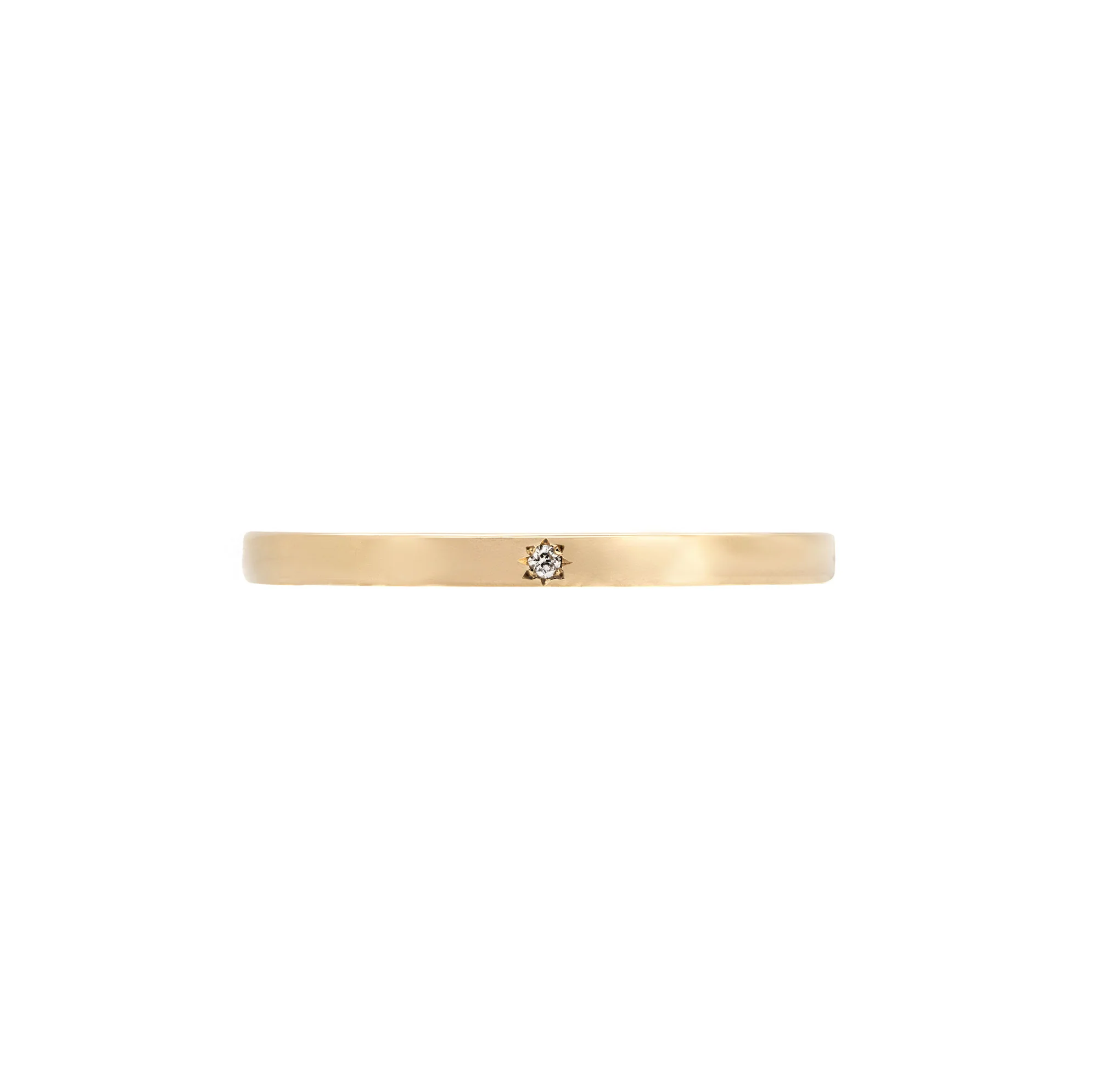 Yours & Mine 2mm Wedding Ring - 14k Gold - Image 2