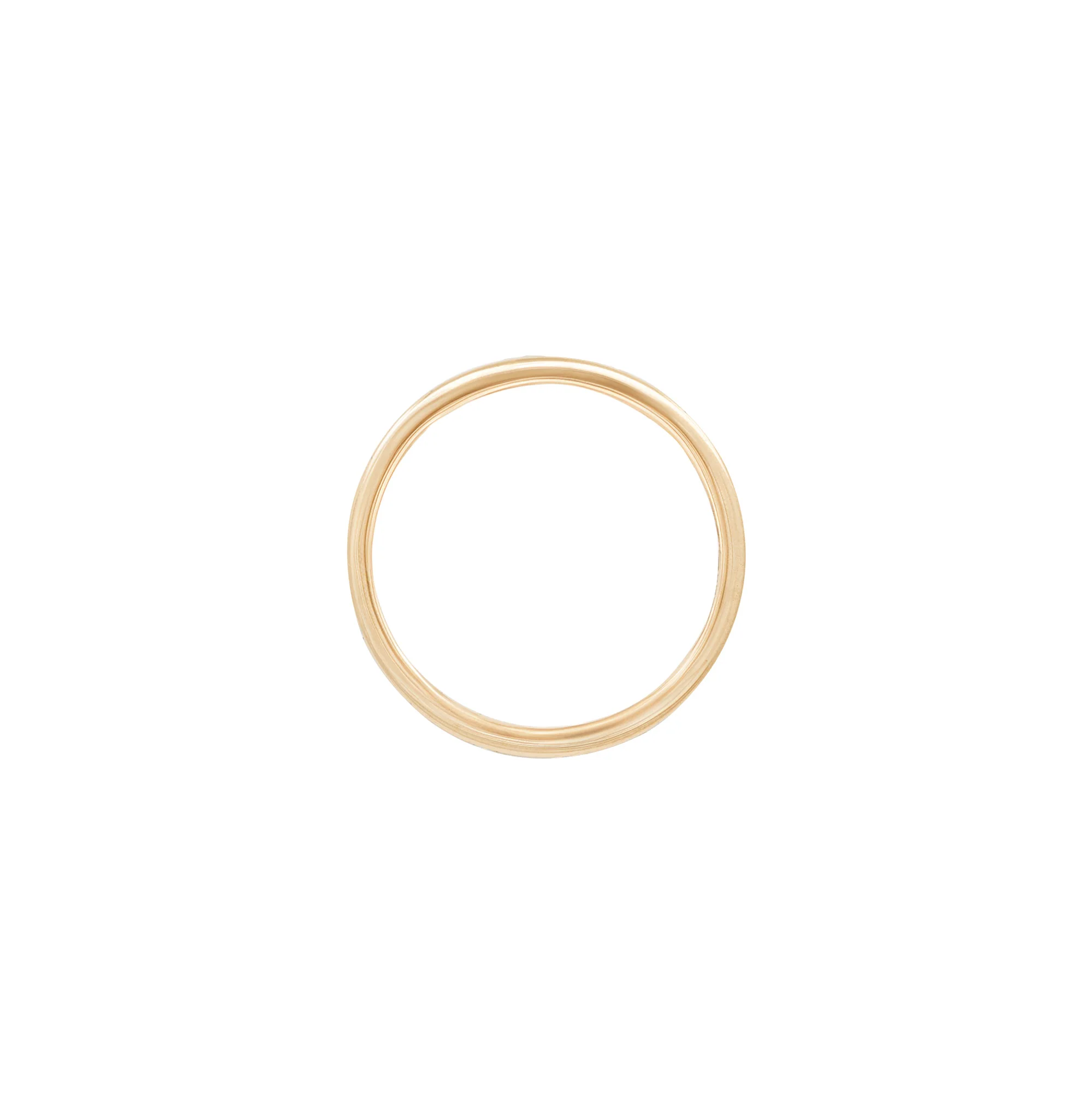 Yours & Mine 2mm Wedding Ring - 14k Gold - Image 3